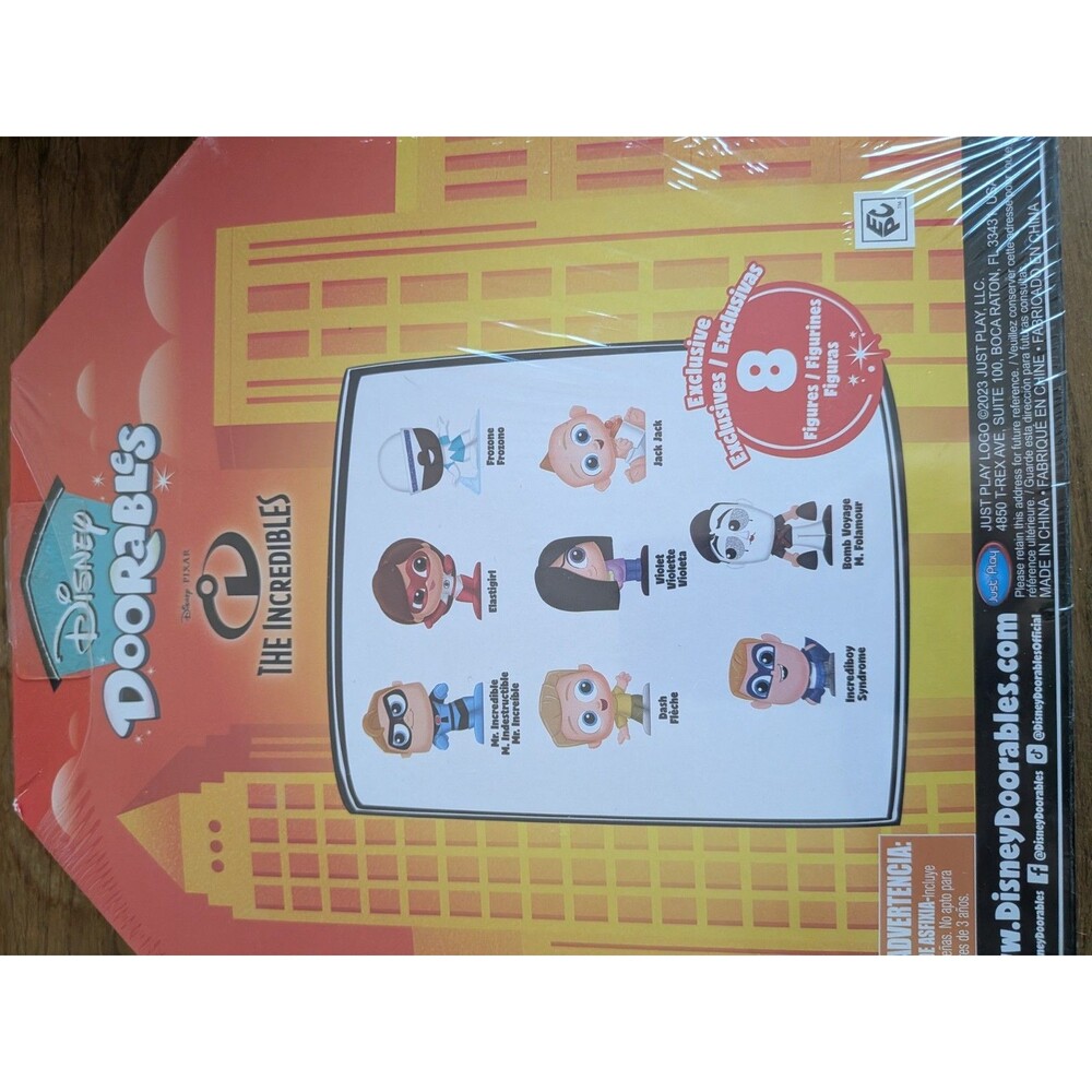 Disney Doorables - The Incredibles 8 Figures - Collection Peek